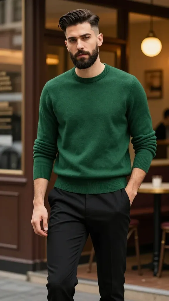 13 Beard Styles for Weak Jawline That Actually Work 7 Skinny Sideburns + Beard Combo: Retro Modern Vibe