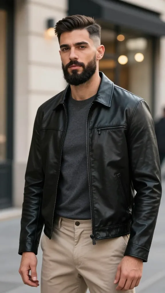 13 Beard Styles for Weak Jawline That Actually Work 11 Fade-In Beard: Subtle Balancing Act