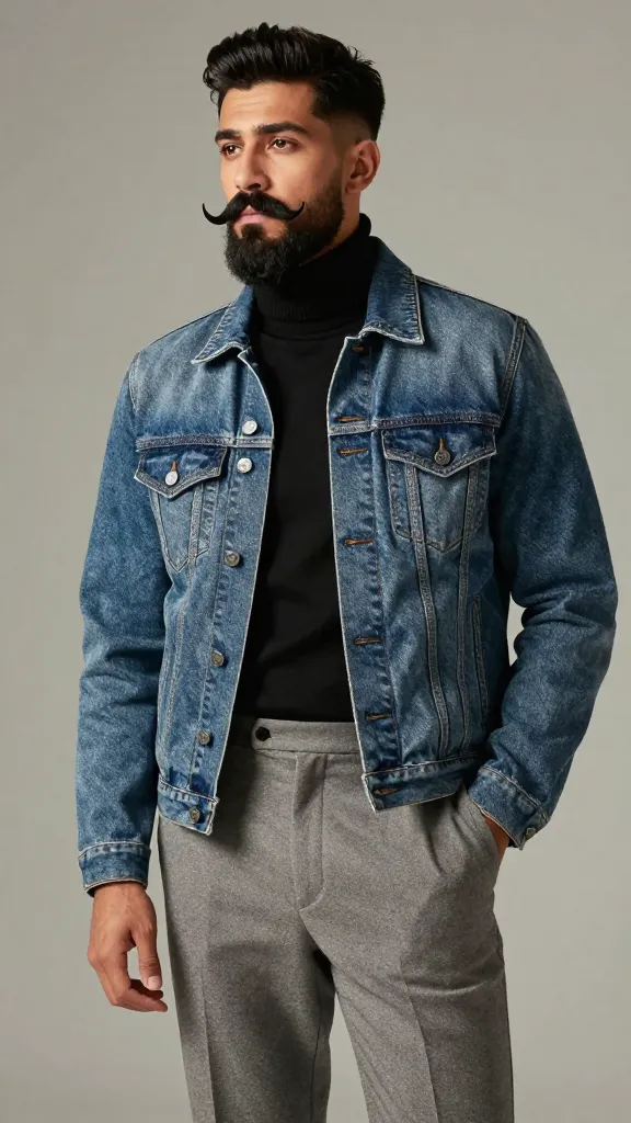 Beard Styles for Long Face: 9 Bold Ways to Add Width 12 Sculpted Beard With Floating Mustache