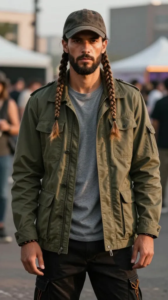 13 Viking Beard Styles That Define Bold Hairstyles 7 Runic Double-Flow: Dual Braids for Maximum Impact