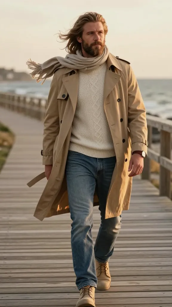 13 Viking Beard Styles That Define Bold Hairstyles 13 Sea-Wind Tress: Long, Soft, and Subtly Messy