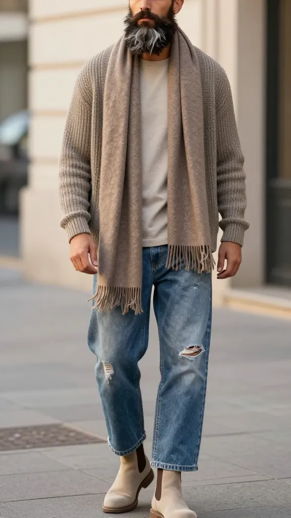 11 Patchy Beard Styles: Boss-Level Looks in a Snap 8 Patchwork Beard: Mixed Lengths for a Modern Riff