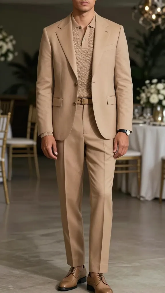 9 Men’s Wedding Attire Ideas That Turn Heads 8 Monochrome Magic: All-Under-Tone Ensemble