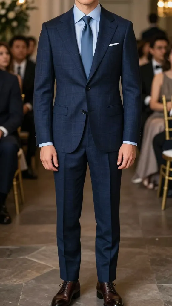 9 Men’s Wedding Attire Ideas That Turn Heads 10 Bold Yet Polite: Patterned Accent Blazer With Solid Base