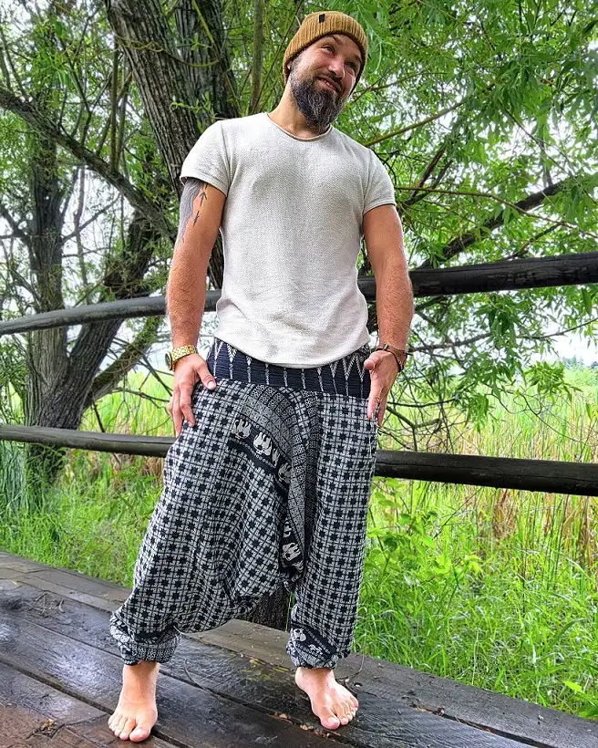 Bohemian Outfits Men: 23 Effortless Sunlit Style Finds 12 thaiharempants 1786993209
