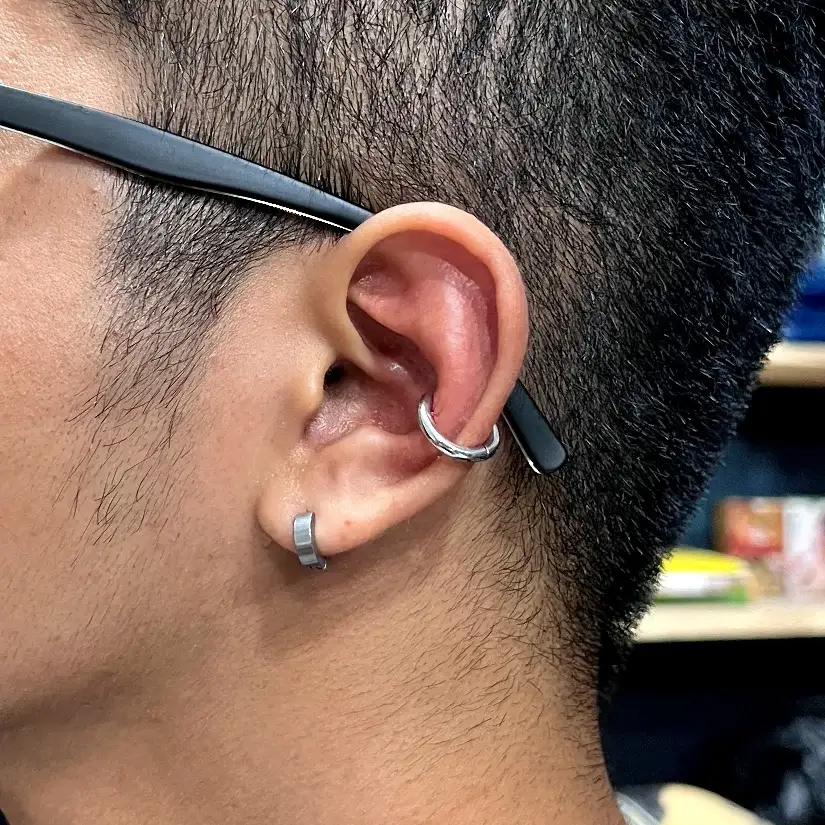 12 Men Ear Piercing: The Look book You Need Now 13 Conch piercing