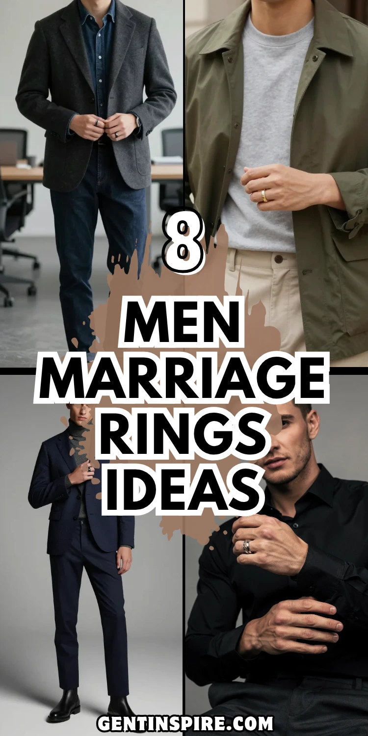 Men Marriage Rings: 8 Ideas That Feel Timeless & Modern 2 Men Marriage Rings