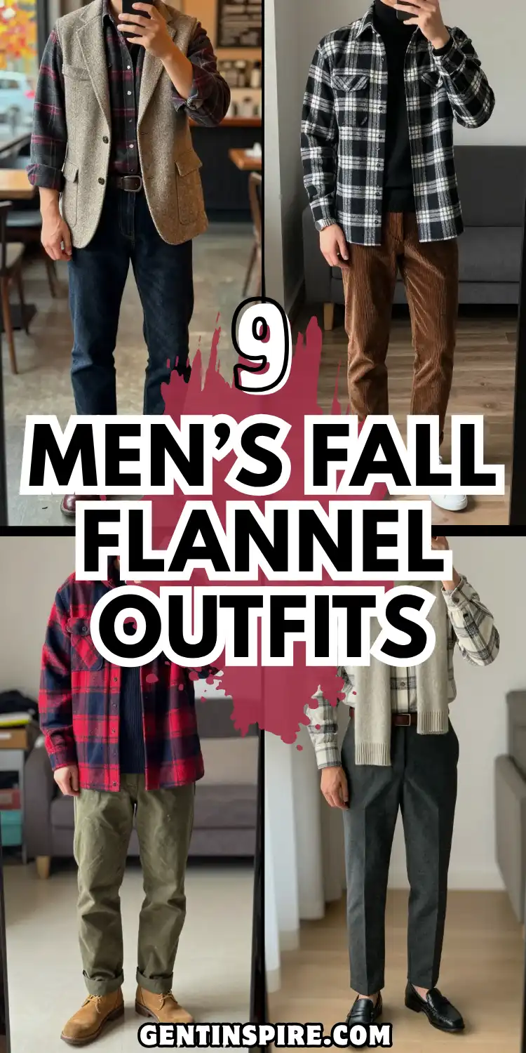 Men’s Fall Flannel Outfits: 9 Cozy, Bold & Street-Ready 2 Mens Fall Flannel Outfits