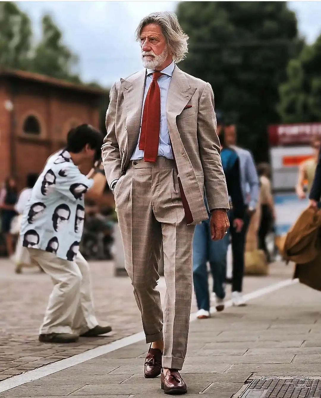 Men 60th Birthday Ideas: Dapper Milestone Magic 8 Tailored Checked Suit