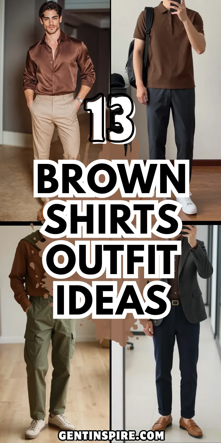 Brown Shirts Outfit: Effortless Style Secrets 2 Brown Shirts Outfit