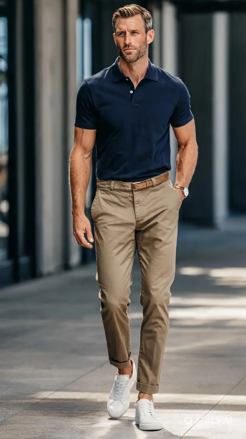 Men’s Summer Clothes That Make Hot Days Look Good 4 Classic Chino and Polo
