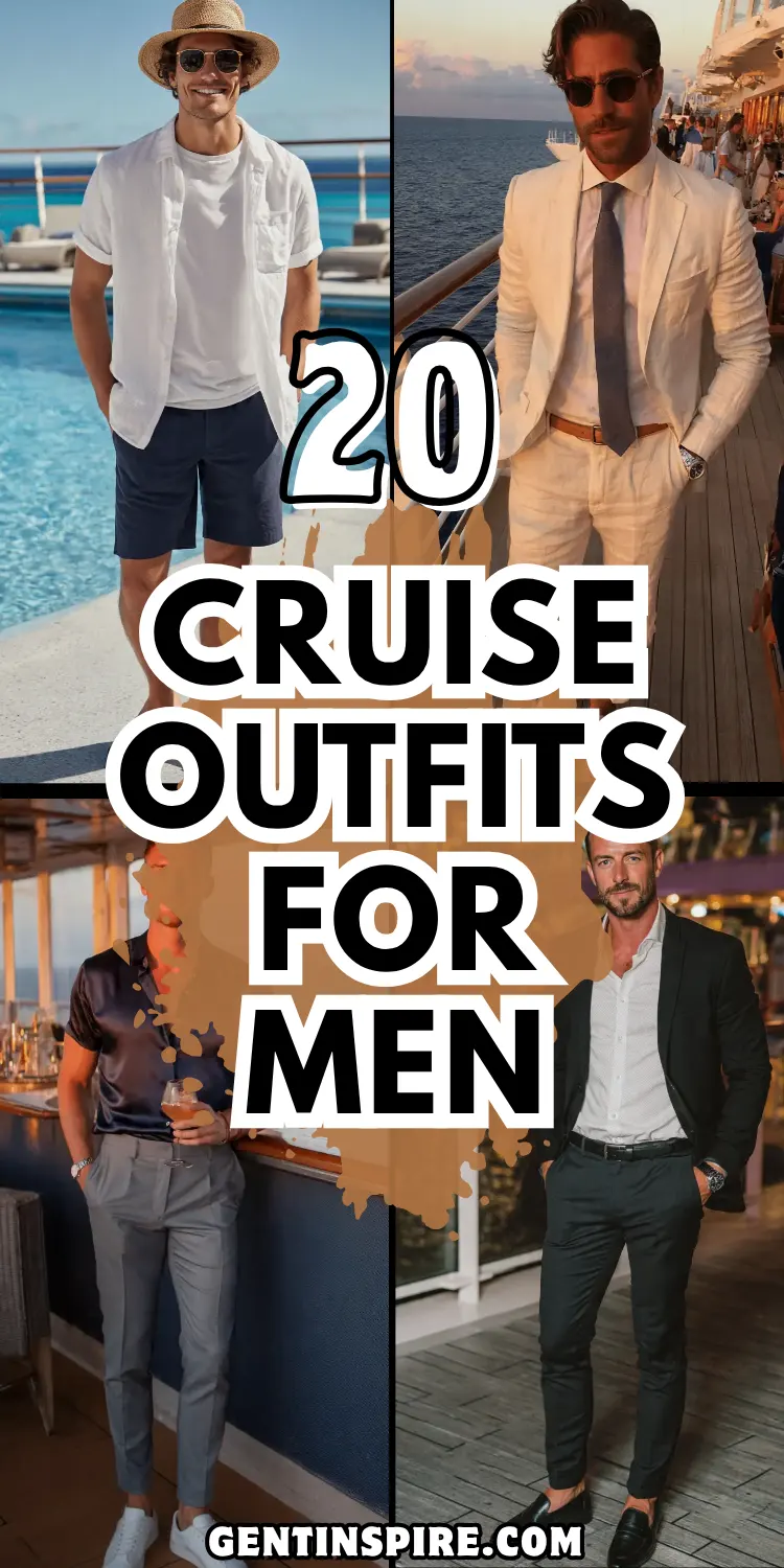 Cruise Outfits for Men: From Deck to Dinner 2 Cruise Outfits