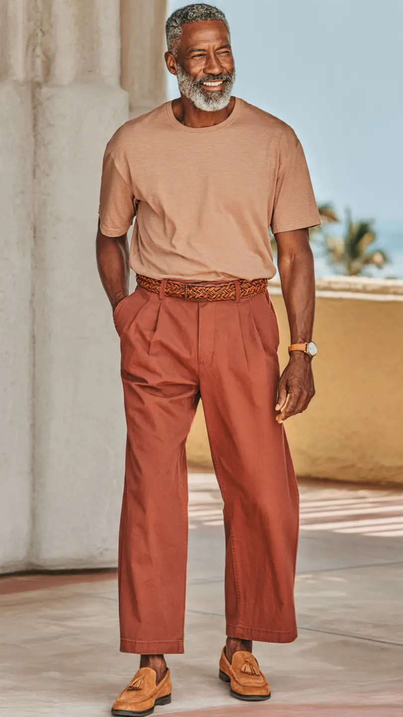 Men’s Summer Clothes That Make Hot Days Look Good 8 Earth Tone Stack