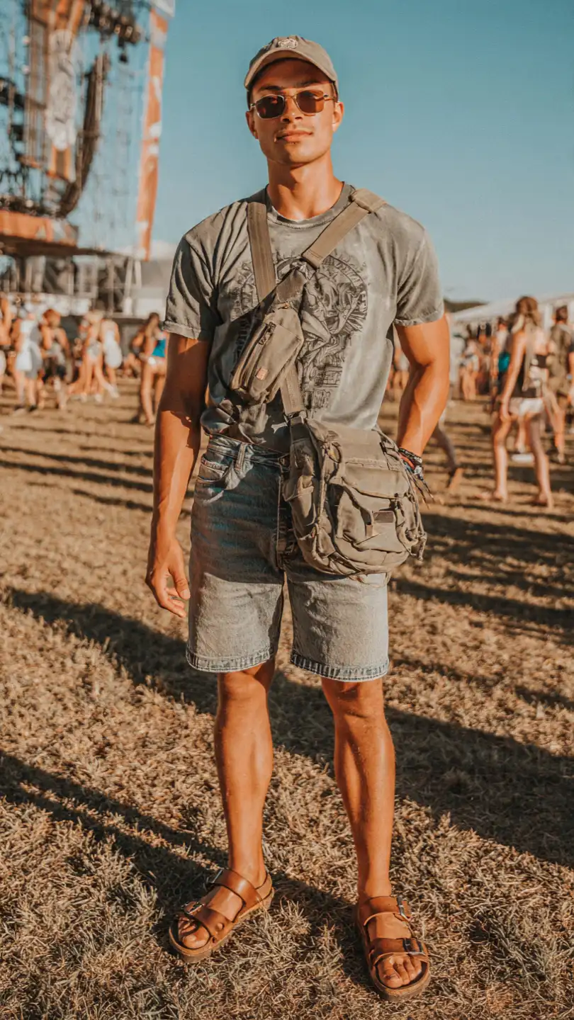 Easy Men’s Summer Outfits for Every Occasion 12 Festival Outfit
