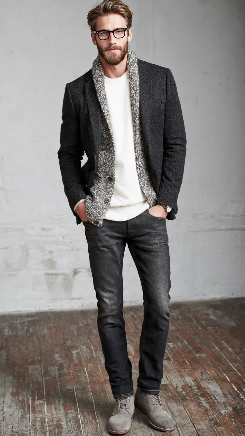 9 Men’s Glasses Trends That Instantly Elevate Your Look 8 Matte Black Frames + Textured Layers