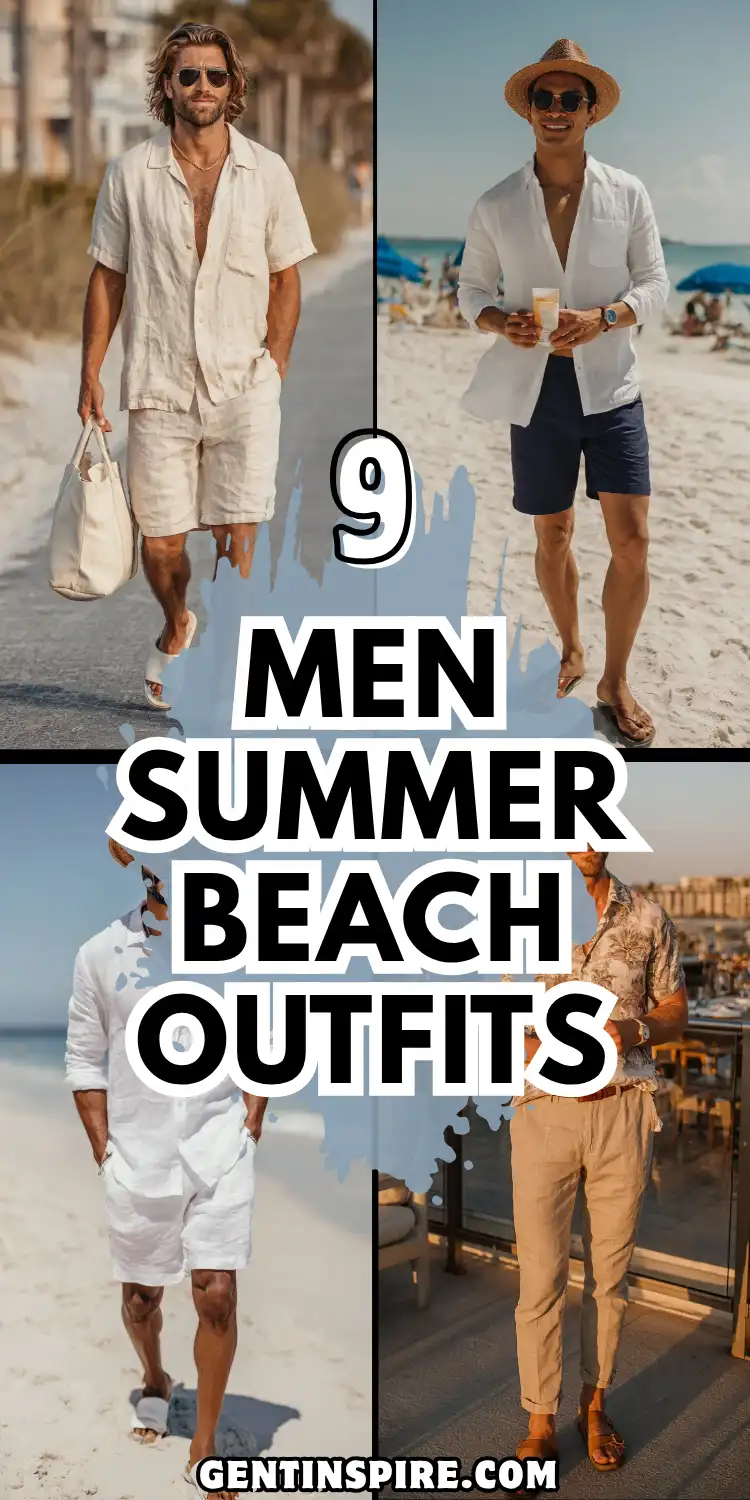 Men Summer Beach Outfits That Beat the Heat 2 Men Summer Beach Outfits