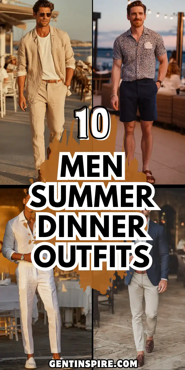 10 Men Summer Dinner Outfit Ideas for Every Occasion 2 Men Summer Dinner Outfit