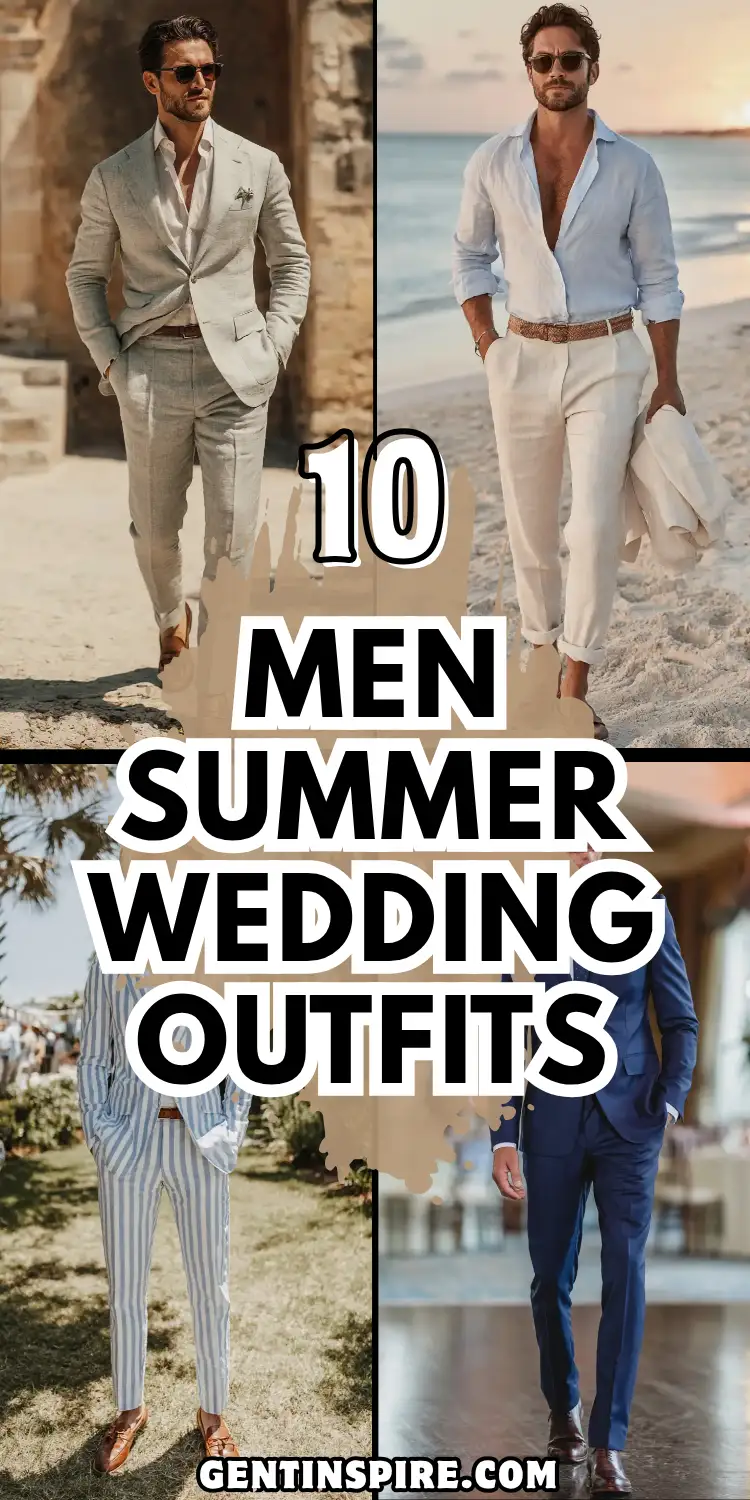 Men Summer Wedding: 10 Outfits That Actually Won't Wreck You by 4 PM 2 Men Summer Wedding 1