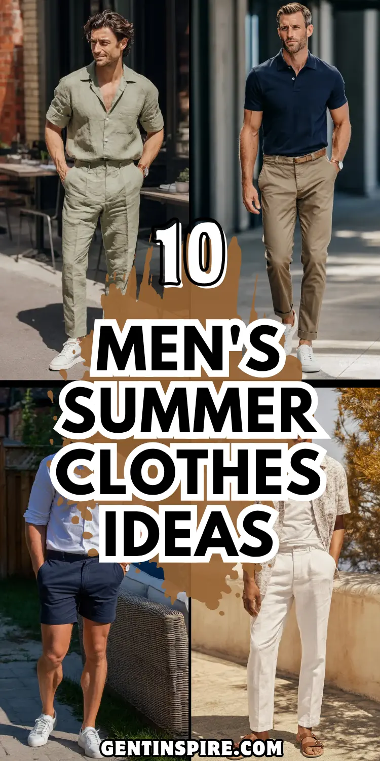 Men’s Summer Clothes That Make Hot Days Look Good 2 Men's Summer Clothes