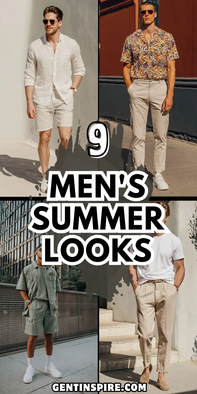 9 Men's Summer Looks That Actually Hold Up in the Heat 2 Mens Summer Looks