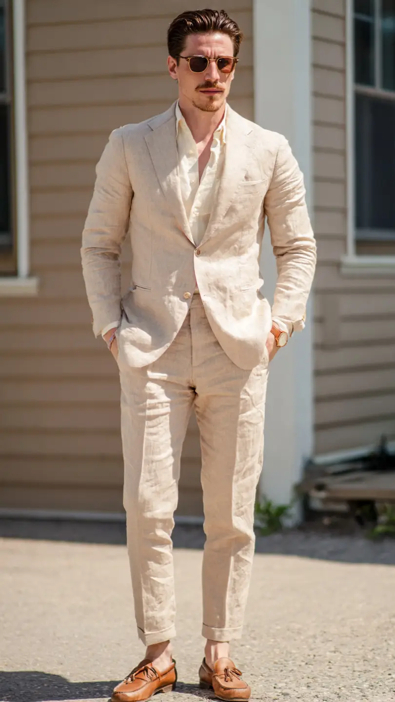 11 Men's Summer Suits That Actually Look Intentional 13 Monochrome Suit