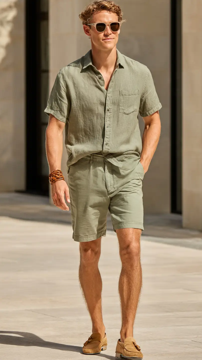 Easy Men’s Summer Outfits for Every Occasion 8 Monochrome Summer Build