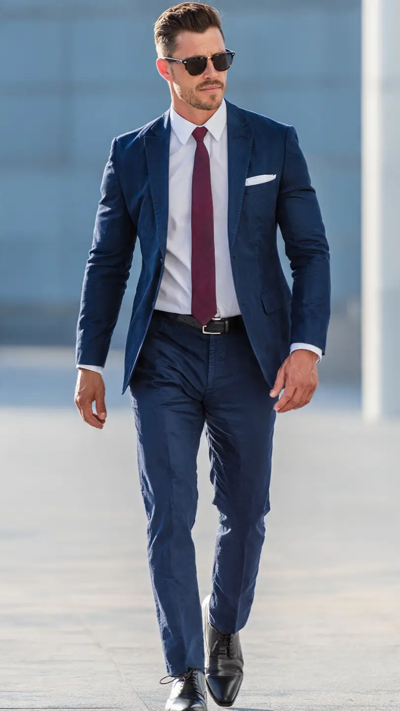 11 Men's Summer Suits That Actually Look Intentional 4 Navy Suit