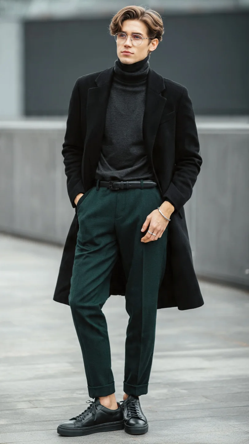 9 Men’s Glasses Trends That Instantly Elevate Your Look 5 Silver Metal Frames + Monochrome Layers