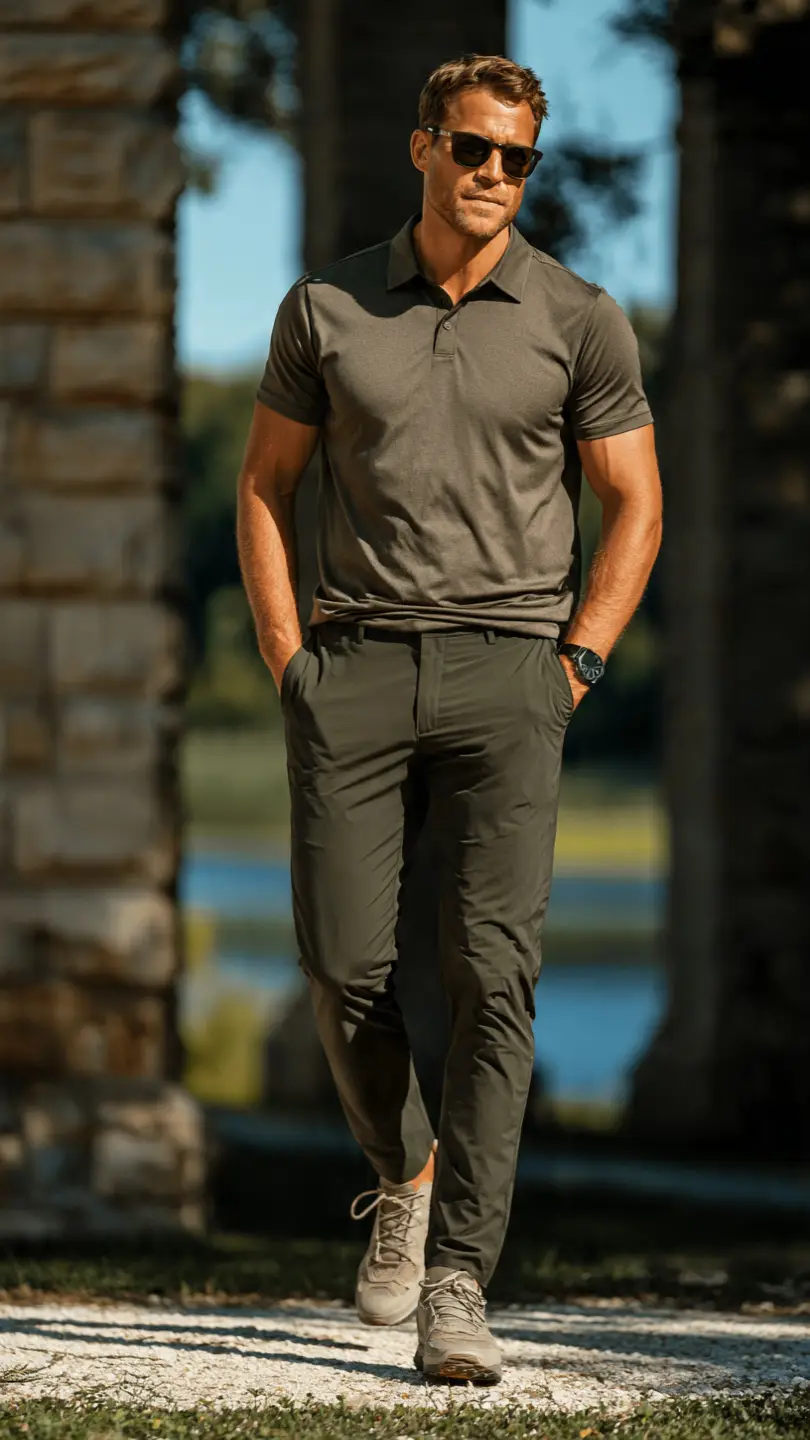 Men’s Summer Clothes That Make Hot Days Look Good 11 Technical Casual Outfit