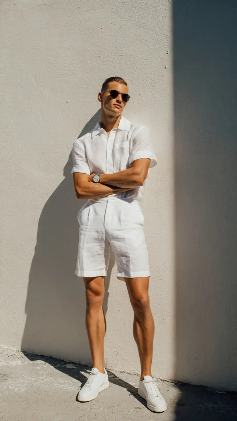 Vacation Outfits for Men for Every Travel Plan 5 The All-White Edit — Confident, Not Costume