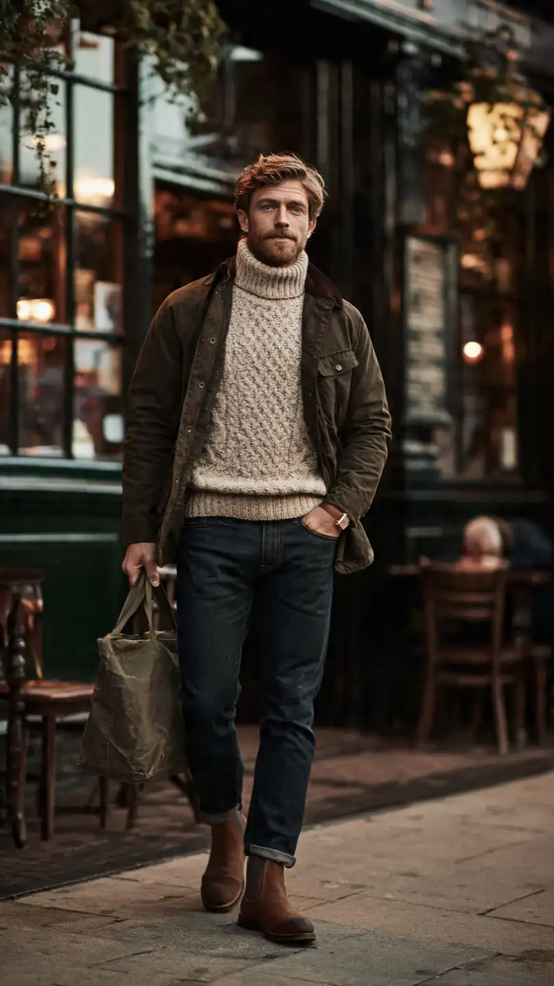 England Outfits That Feel Chic, Classic & Effortless 3 The Classic British Pub Outfit — Smart Without Trying