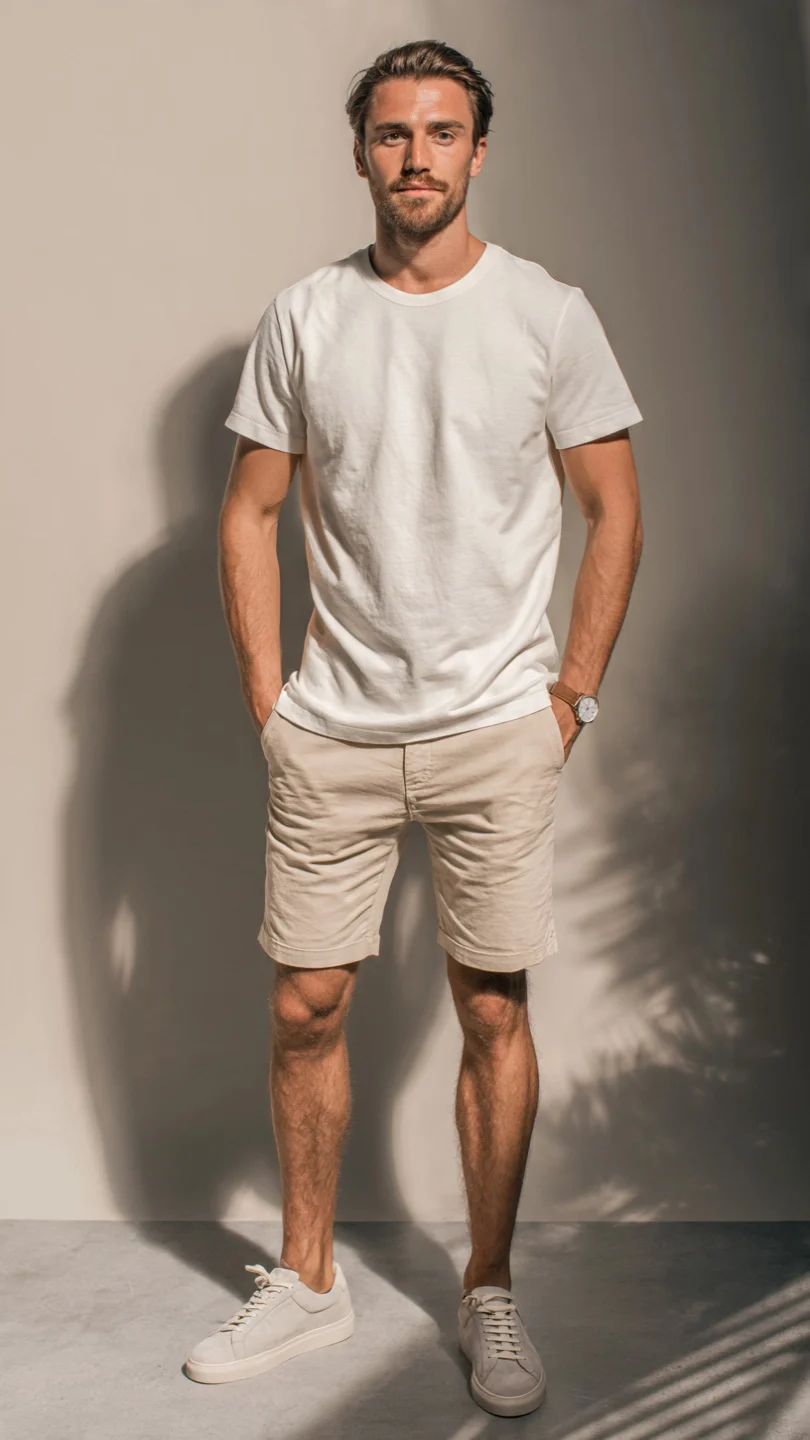 Men Summer Streetwear Ideas for an Effortlessly Cool Look 12 The Clean Minimalist