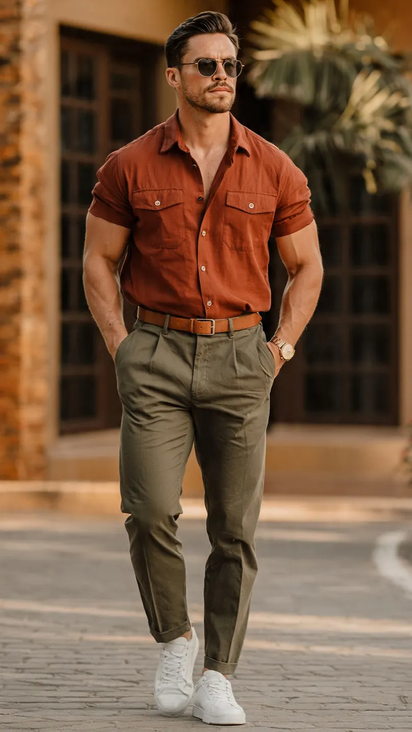 Could These Men Summer Fashion Outfits Instantly Upgrade Your Look? 8 The Earthy Tones Outfit