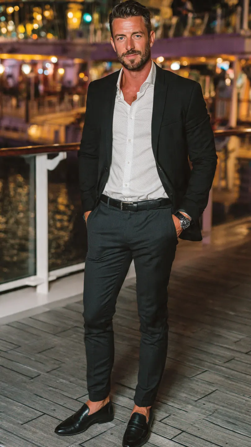 Cruise Outfits for Men: From Deck to Dinner 22 The Final Night — Going Out as the Best-Dressed Man Onboard