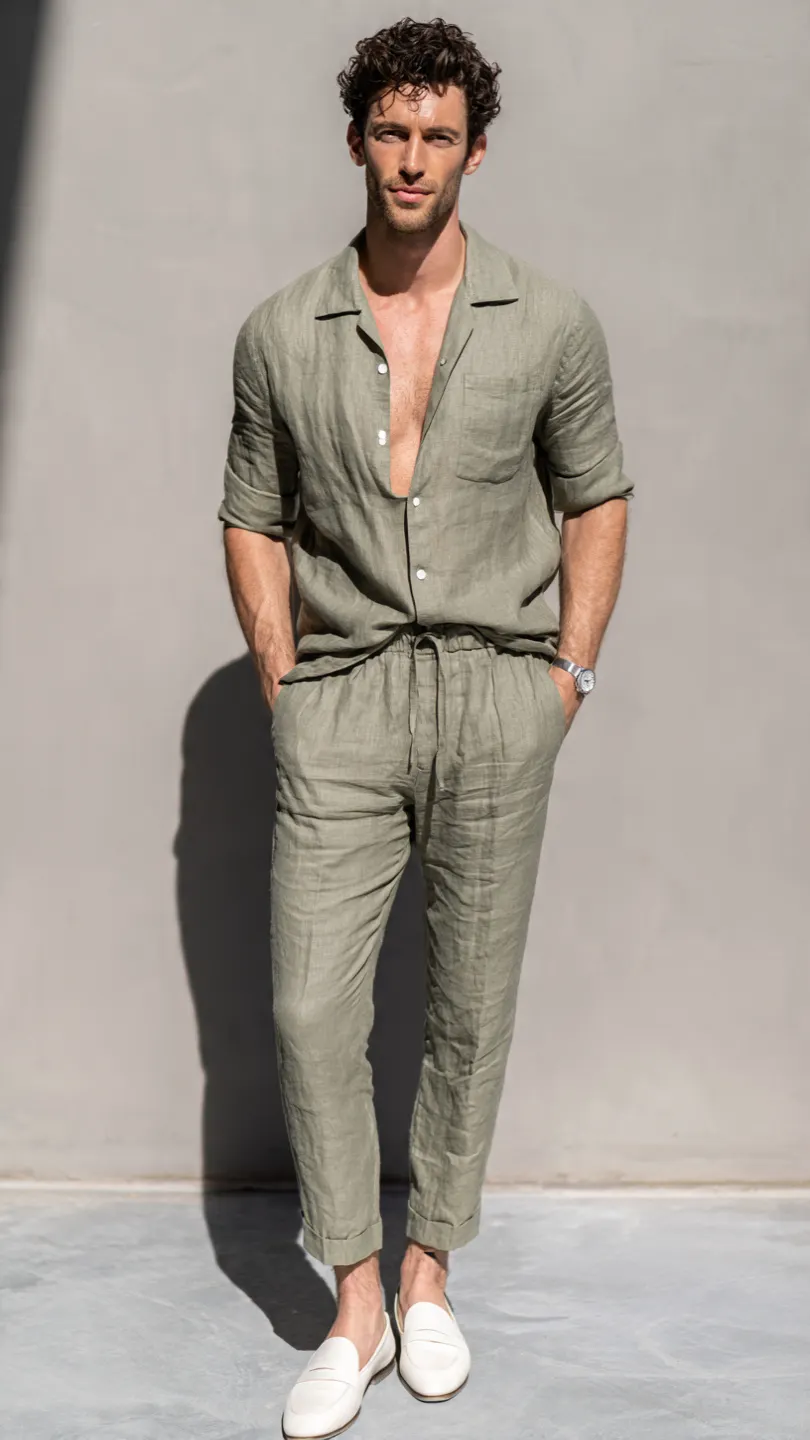 Could These Men Summer Fashion Outfits Instantly Upgrade Your Look? 3 The Linen Set — Effortless Without Trying