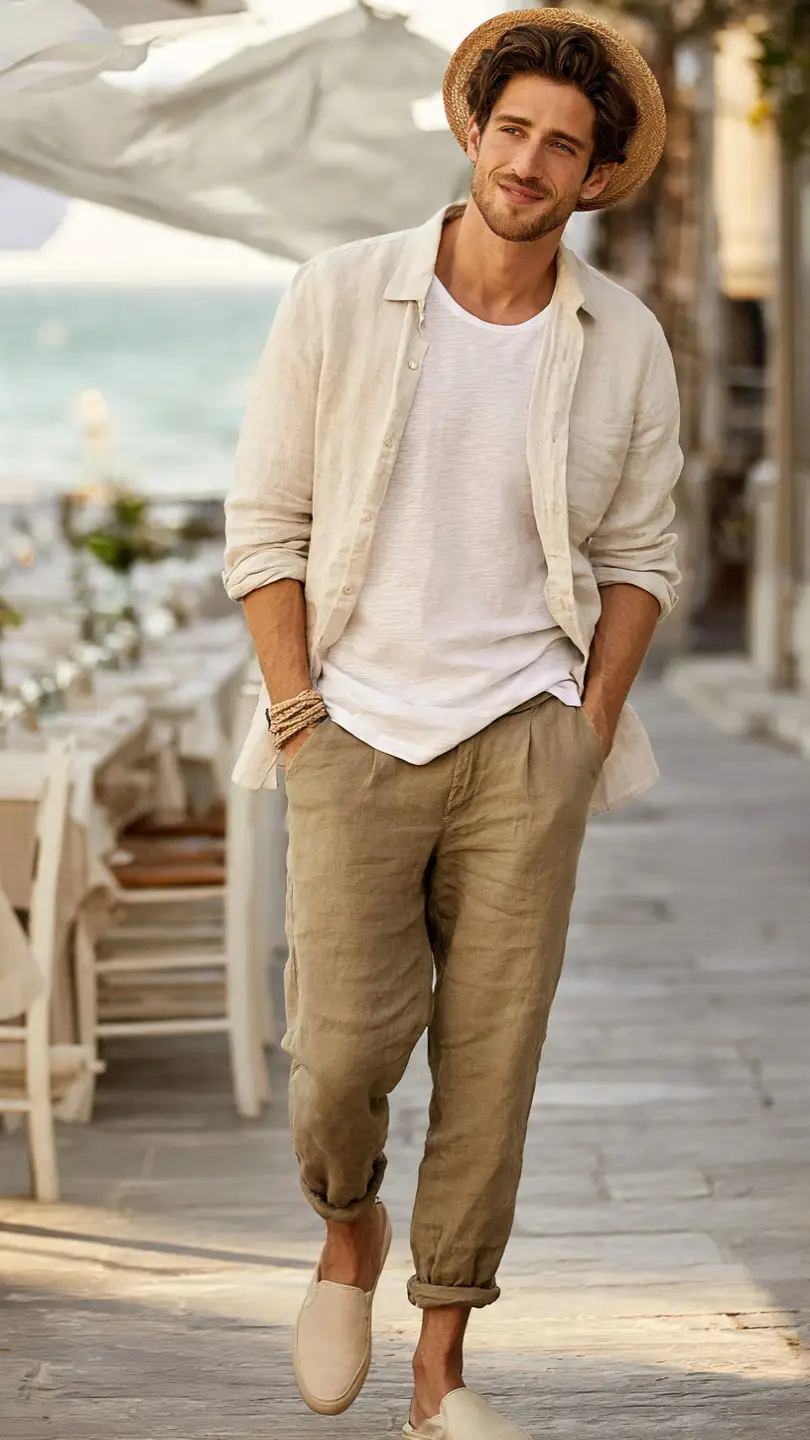 Summer Casual Outfits: 8 Easy Looks You'll Love 4 The Linen Shirt Combo