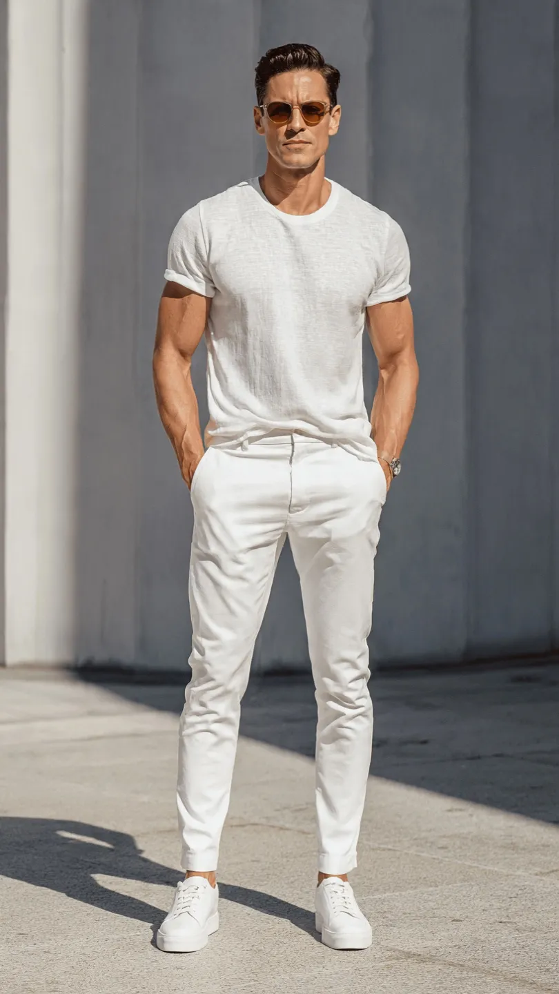 Could These Men Summer Fashion Outfits Instantly Upgrade Your Look? 7 The Minimalist White Outfit