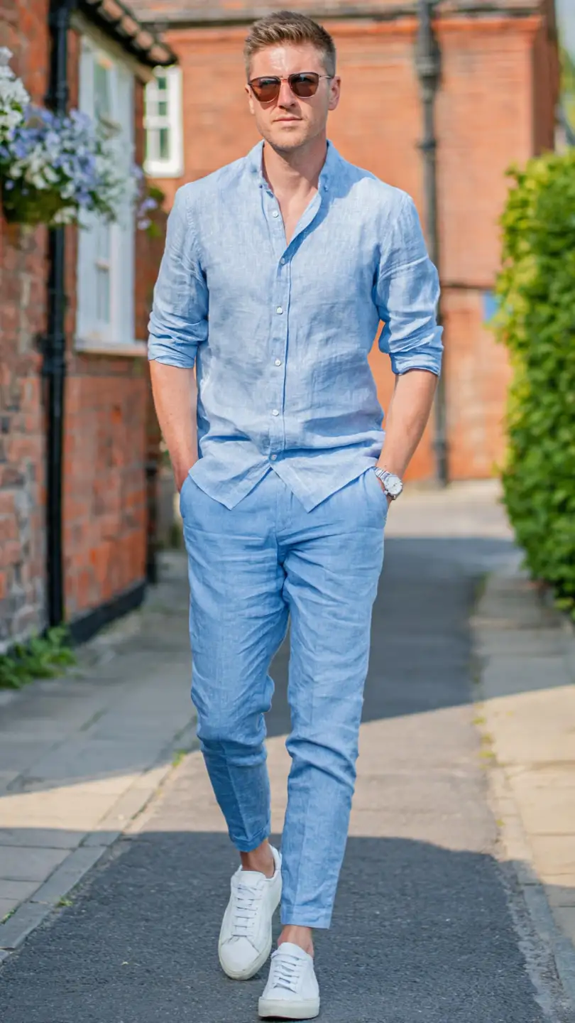 What Makes a Men Summer Date Outfit Look Instantly More Attractive? 7 The Monochrome Fit