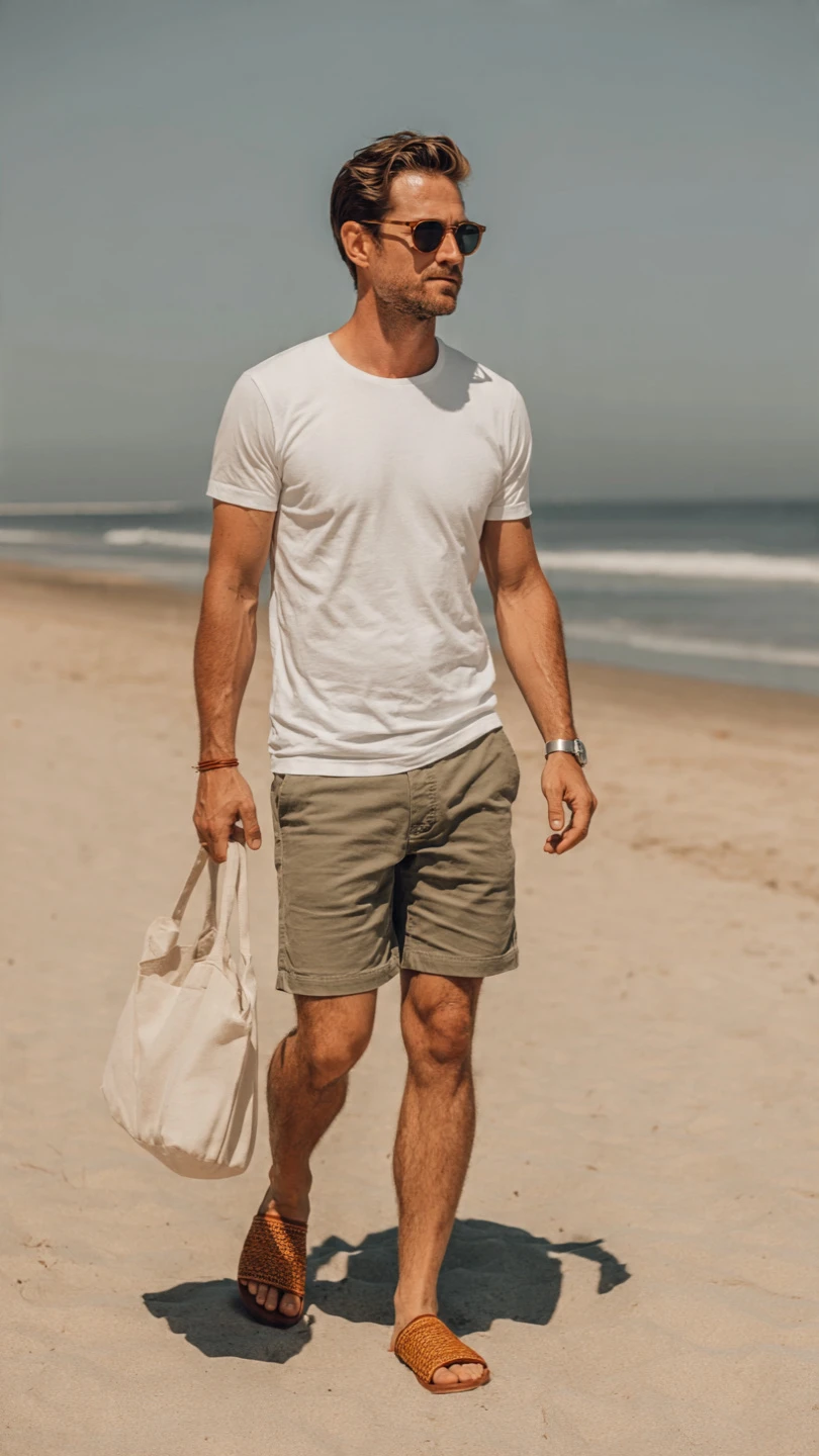Men Summer Beach Outfits That Beat the Heat 8 The Neutral Minimalist