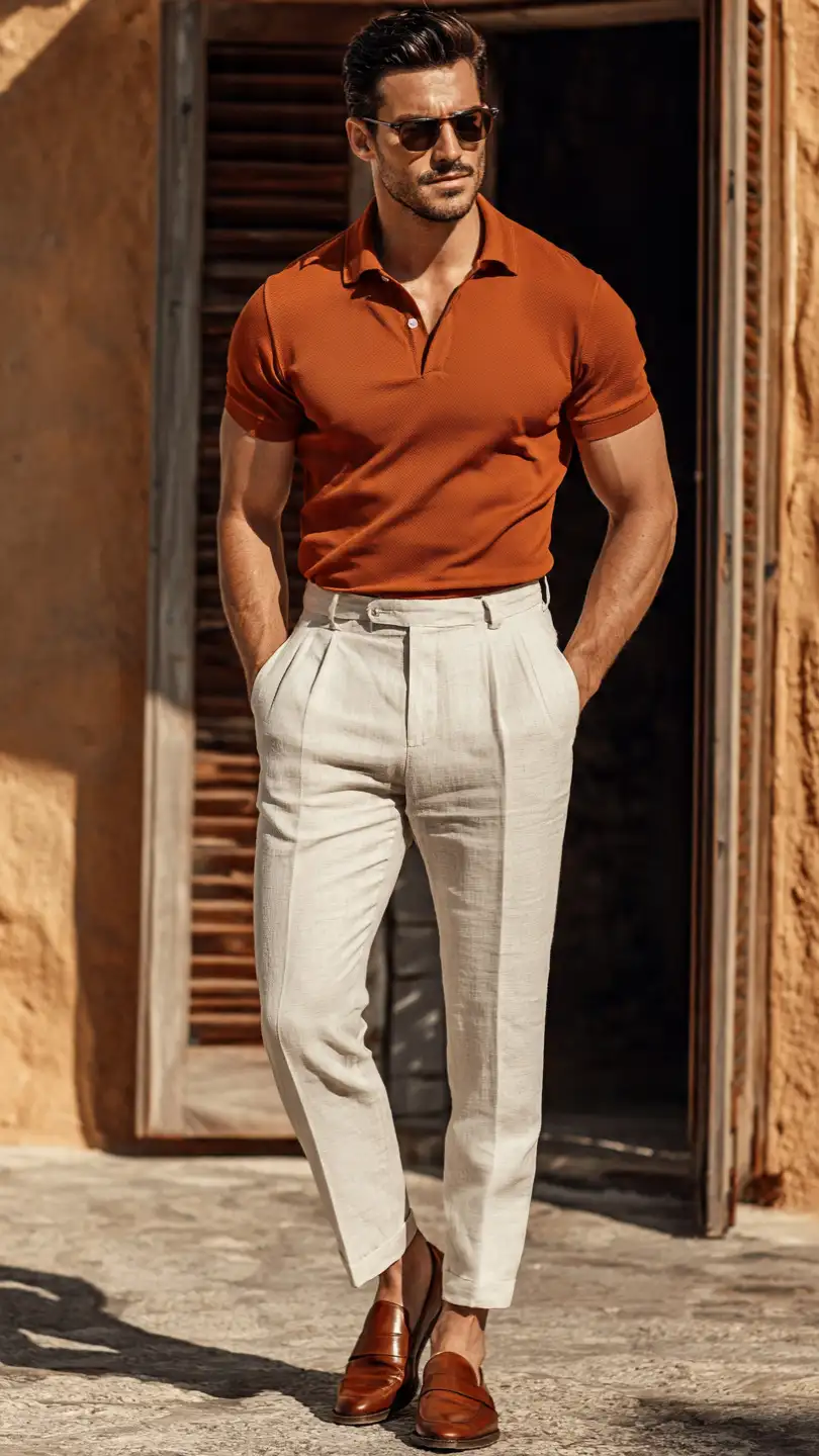 9 Men's Summer Looks That Actually Hold Up in the Heat 7 The Polo Shirt Done Right