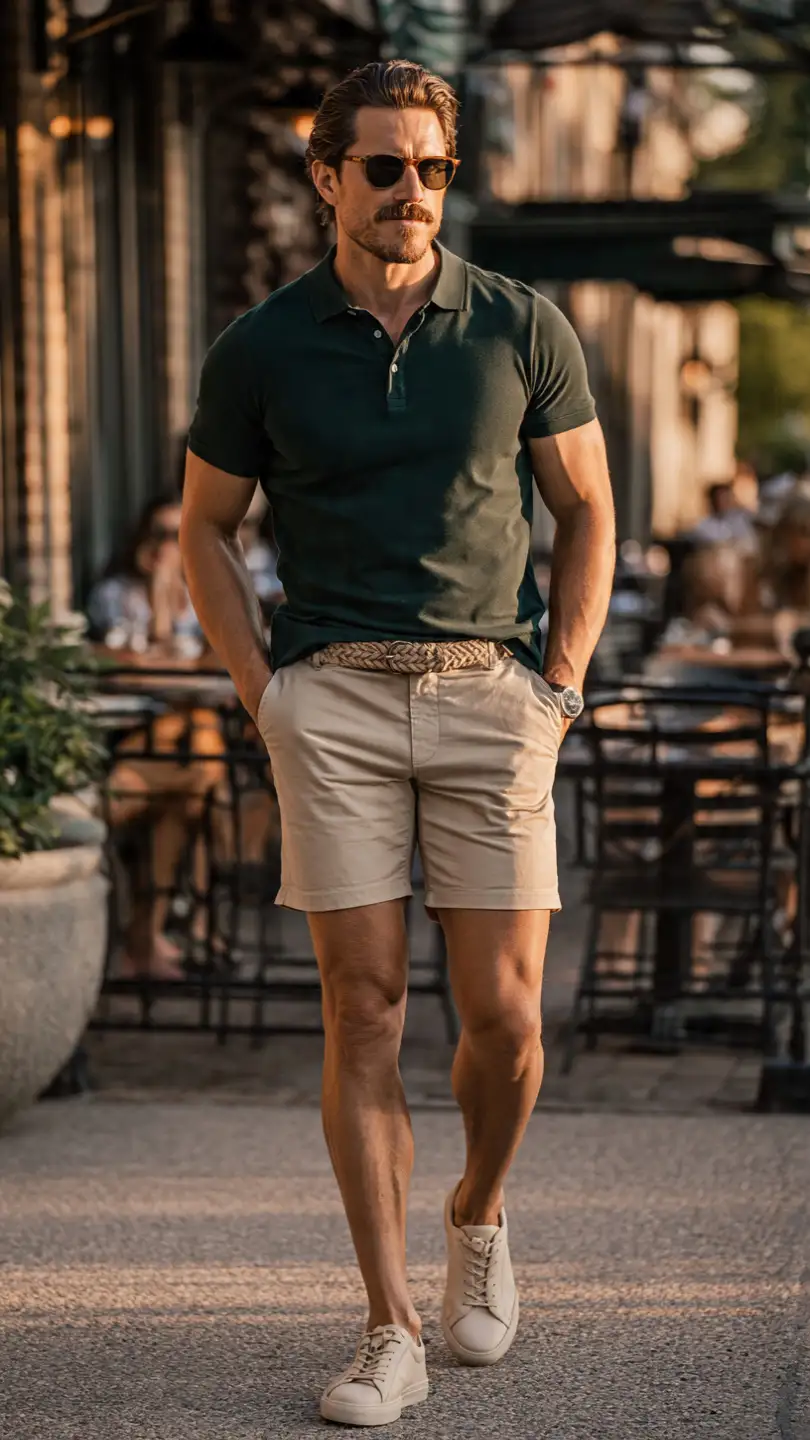 What Makes a Men Summer Date Outfit Look Instantly More Attractive? 8 The Polo and Shorts