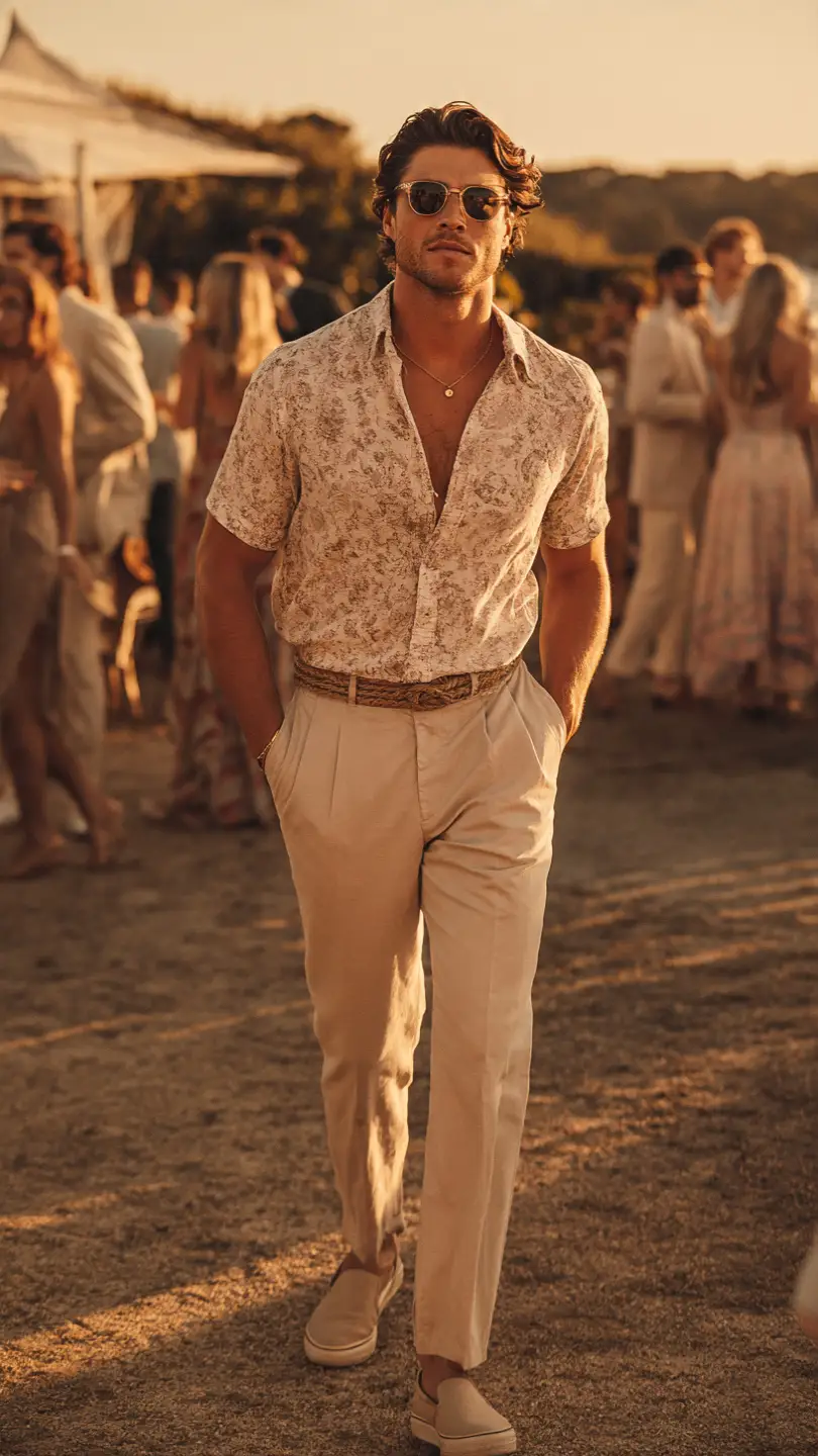 Summer Casual Outfits: 8 Easy Looks You'll Love 9 The Printed Shirt Combo