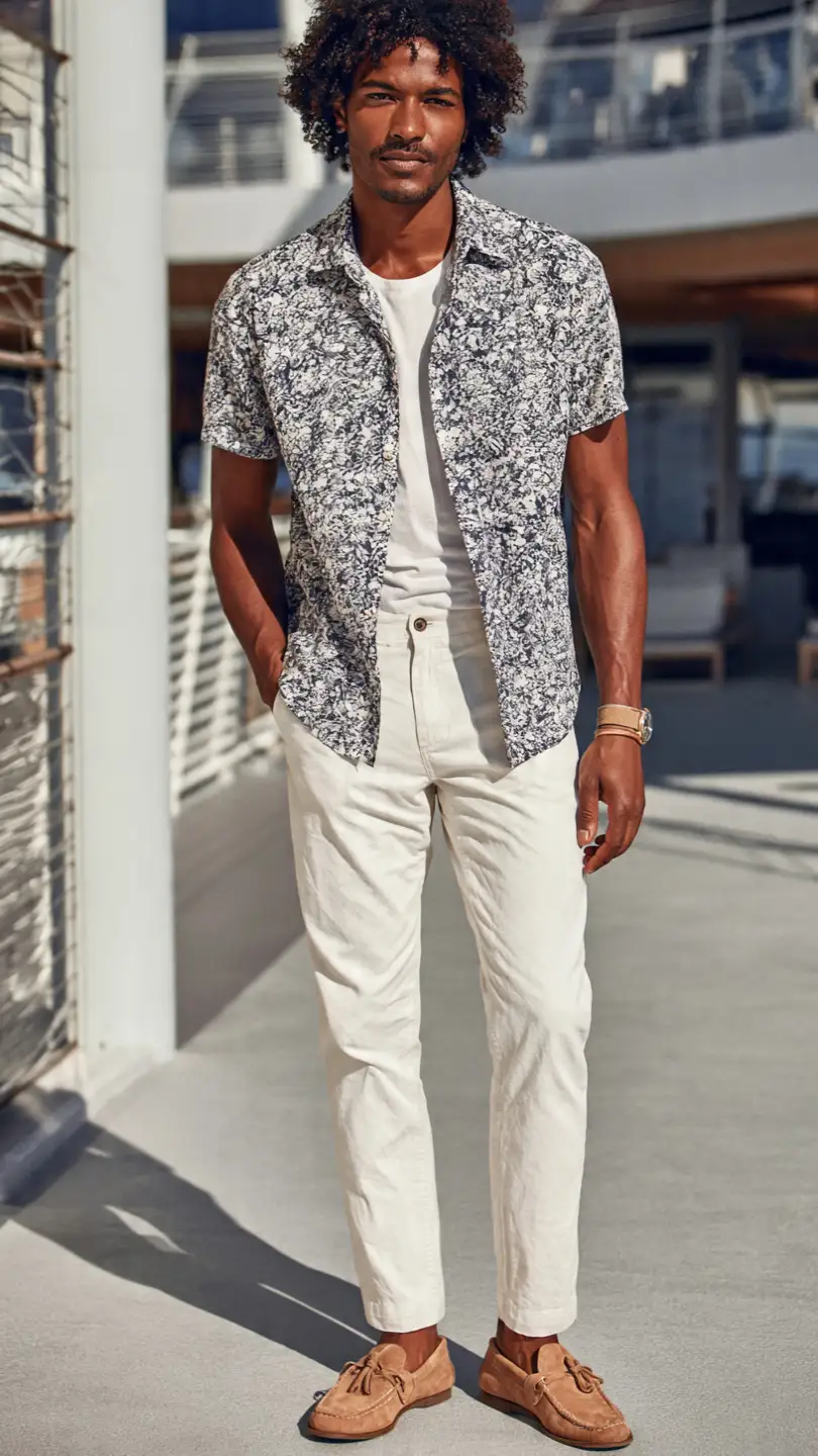 What Makes a Men Summer Date Outfit Look Instantly More Attractive? 6 The Resort Button-Down