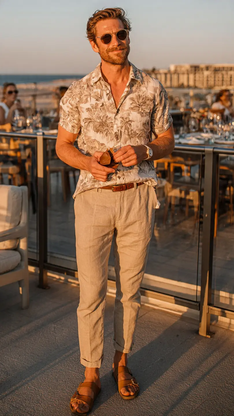 Men Summer Beach Outfits That Beat the Heat 6 The Resort Casual
