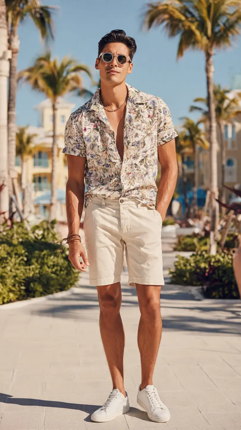 Vacation Outfits for Men for Every Travel Plan 4 The Resort Shirt Combo — Pattern Done Right