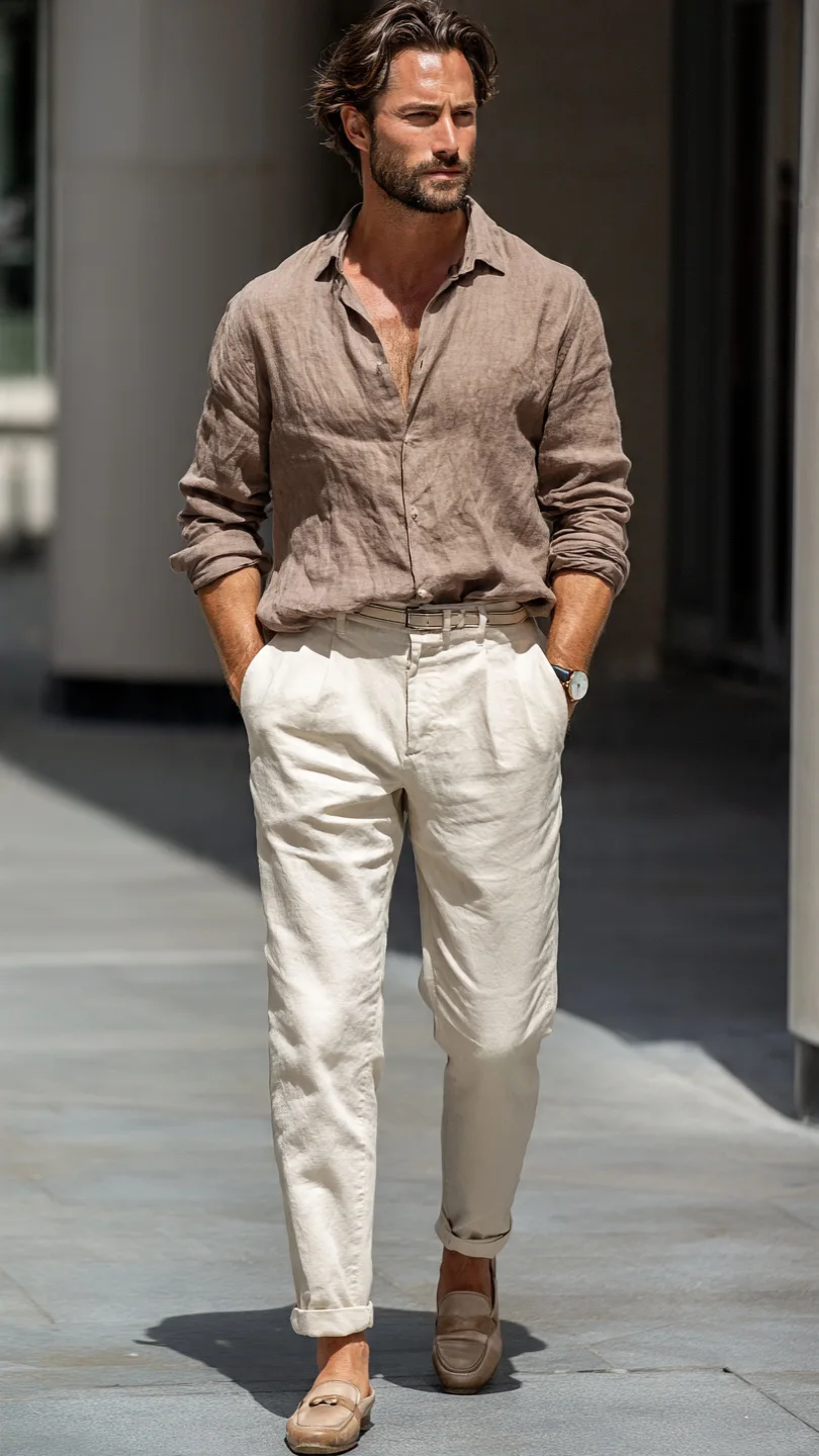 8 Cool Men Summer Party Outfit Ideas for Hot Days 10 The Smart Casual Hybrid