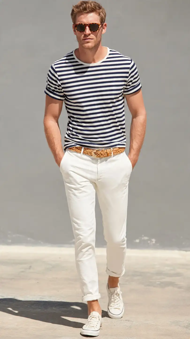 11 Men's Summer T-Shirts That Actually Deserve Space in Your Wardrobe 5 The Striped Breton Tee