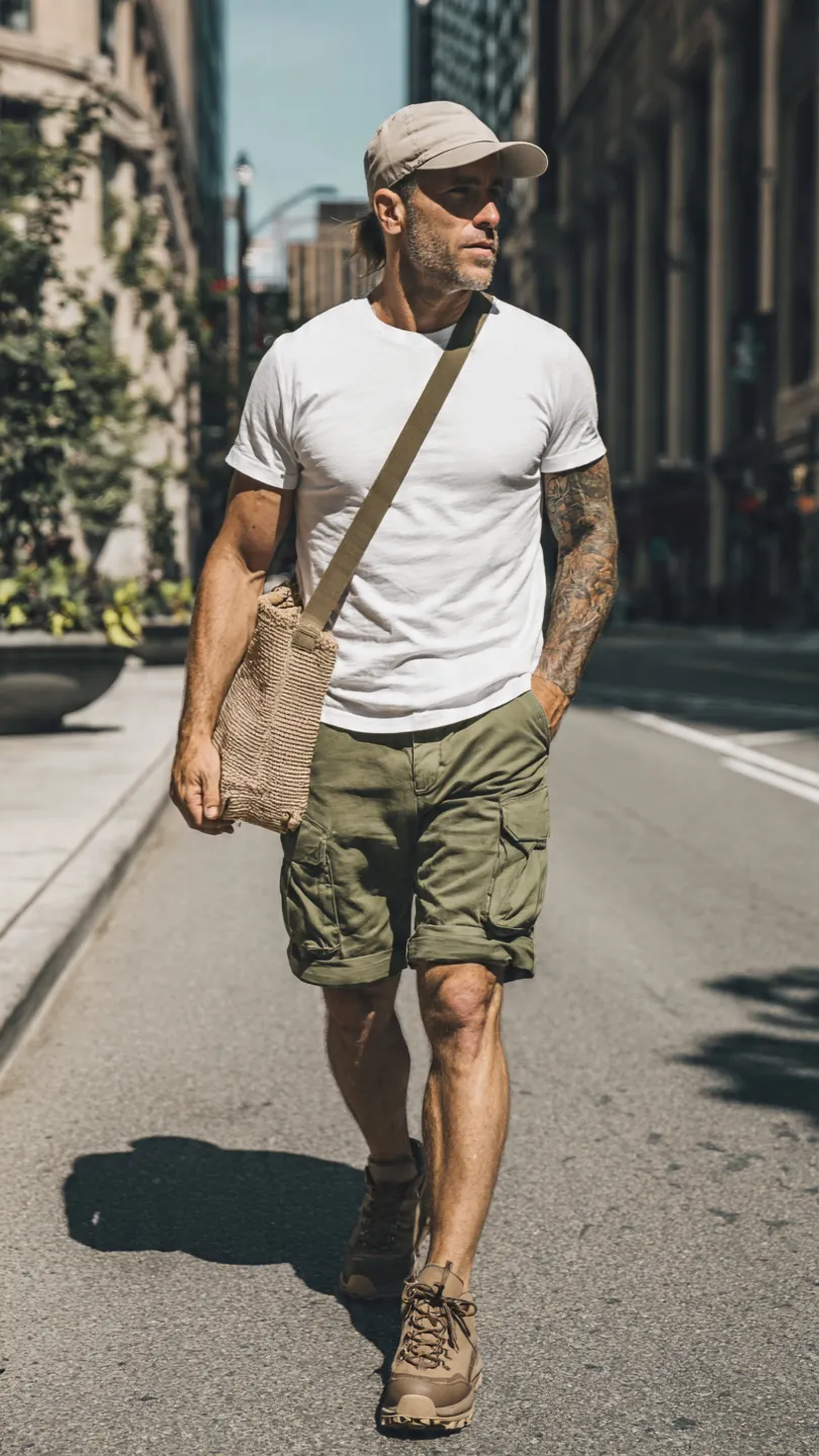 Men Summer Streetwear Ideas for an Effortlessly Cool Look 7 The Utility Fit