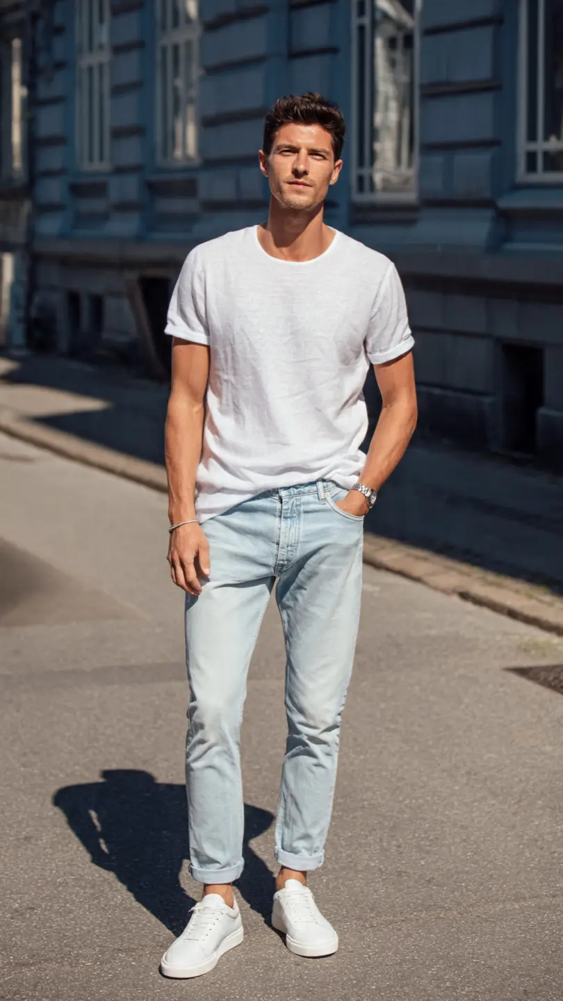 Which Men’s Summer Shoes Make You Look Instantly More Stylish? 3 White Leather Sneakers