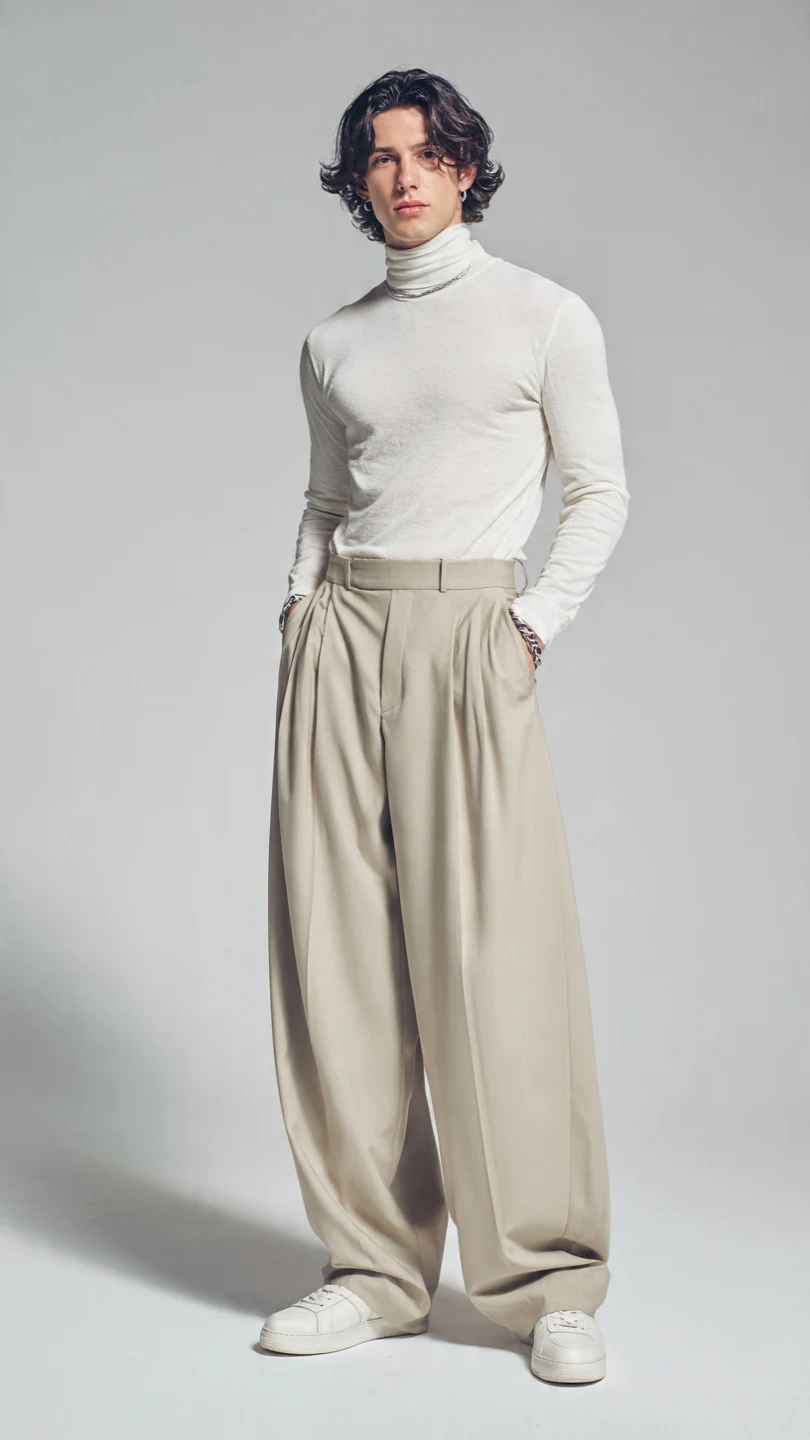Men’s Summer Pants: 10 Cool & Comfortable Picks 6 Wide-Leg Trousers